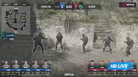 Poster siaran Eternal Fire VS BC.Game/Nexus winner