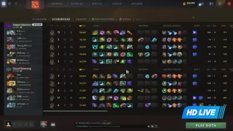 Poster siaran TBD VS Cloud Dawning