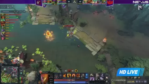 Poster siaran Teamdk VS Amaru Gaming