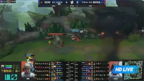 Poster siaran Saigon Warriors VS MVK Academy