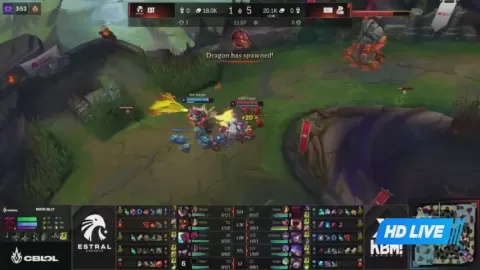 Poster siaran Estral Esports VS KaBuM! Ilha das Lendas