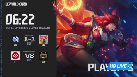 Poster siaran West Point Esports PH VS Nothin'Here