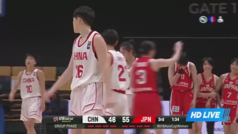 Poster siaran China U18 Women VS Japan U18 Women