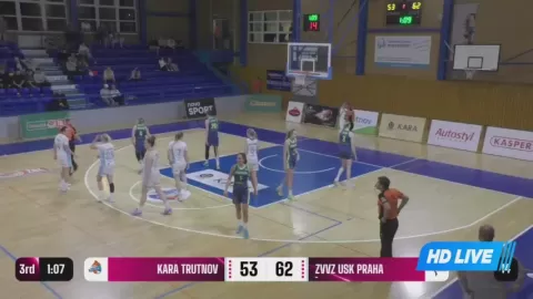 Poster siaran Lokomotiva Trutnov Women VS ZVVZ USK Prague Women