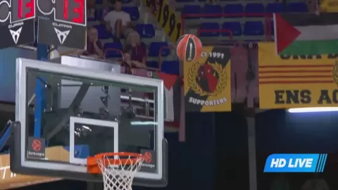 Poster siaran Barcelona VS Maccabi Tel Aviv