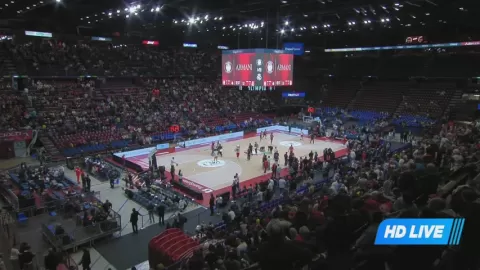 Poster siaran Olimpia Milano VS Real Madrid