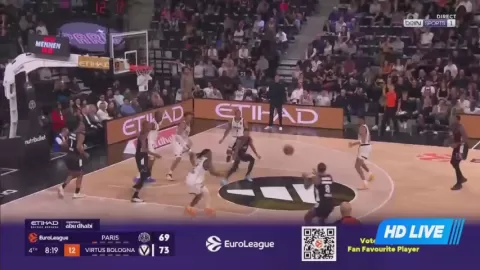Poster siaran Paris VS Virtus Bologna