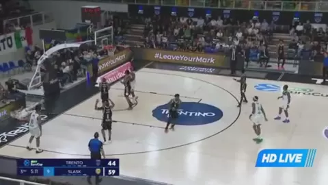 Poster siaran Aquila Basket Trento VS Slask Wroclaw