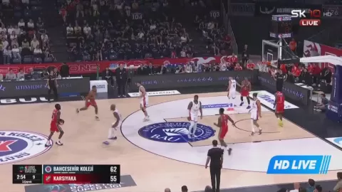 Poster siaran Bahcesehir Koleji VS Pinar Karsiyaka