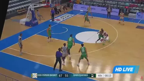 Poster siaran Cedi Osman Basketbol VS Darussafaka Basketball