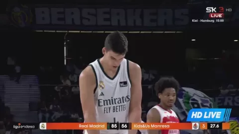 Poster siaran Real Madrid VS La Bruixa d'Or Manresa