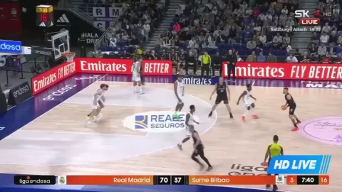 Poster siaran Real Madrid VS Bizkaia Bilbao Basket