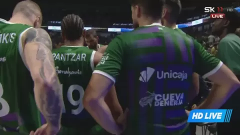 Poster siaran Unicaja Malaga VS MoraBanc Andorra