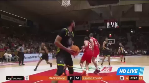 Poster siaran Basquet Girona VS Basquet Coruna