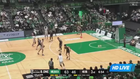 Poster siaran Yokohama Excellence VS Gifu Swoops