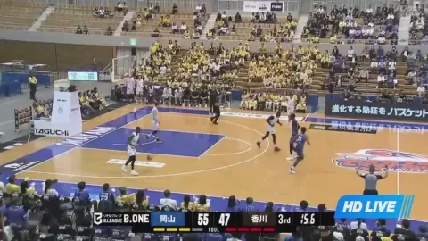 Poster siaran TryHoop Okayama VS Takamatsu Five Arrows