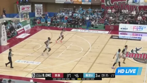 Poster siaran Bambitious Nara VS Tokyo United Basketball Club
