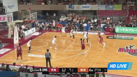 Poster siaran Bambitious Nara VS Niigata Albirex BB
