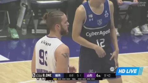 Poster siaran Fukui Blowinds VS Yamagata Wyverns
