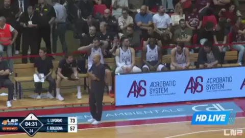 Poster siaran Libertas Livorno VS Fortitudo Bologna