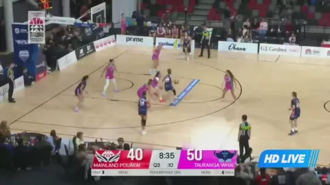 Poster siaran Mainland Pouakai Women VS Tauranga Whai Women