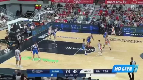 Poster siaran UCAM Murcia CB VS Pallacanestro Varese