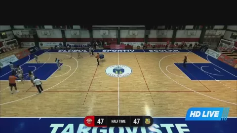 Poster siaran Municipal Targoviste (w) VS Univ Arad (w)