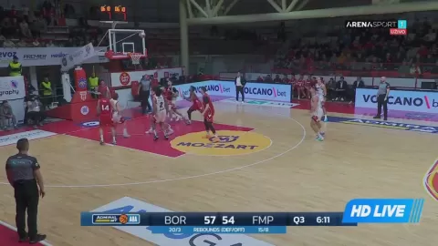 Poster siaran Borac VS FMP Beograd