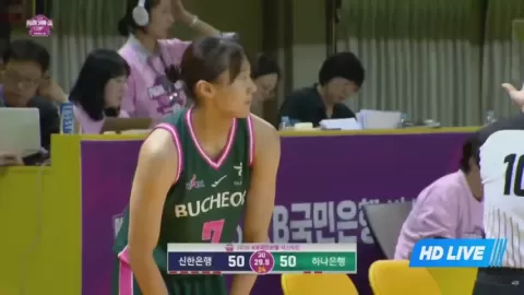 Poster siaran Sinhan Bank S-Birds VS Bucheon Keb Hanabank