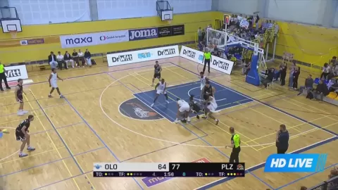 Poster siaran BK Olomoucko VS Lokomotiva Plzen