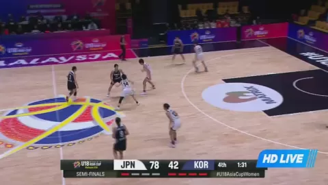 Poster siaran Japan U18 Women VS South Korea U18 Women