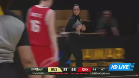 Poster siaran Australia U18 Women VS China U18 Women