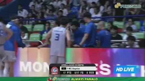 Poster siaran Arellano University Chiefs VS San Beda Red Lions