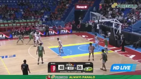 Poster siaran General EAC VS CSB Benilde Blazers