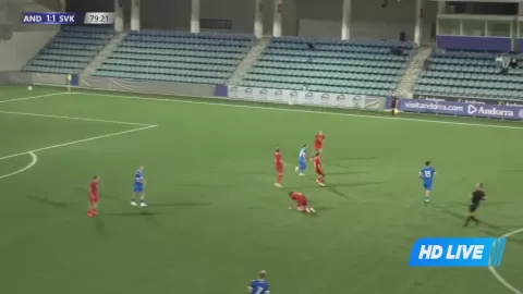 Poster siaran Andorra U21 VS Slovakia U21