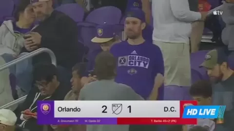 Poster siaran Orlando City vs DC United