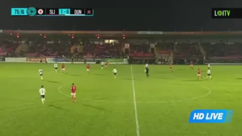 Poster siaran Sligo Rovers VS Dundalk