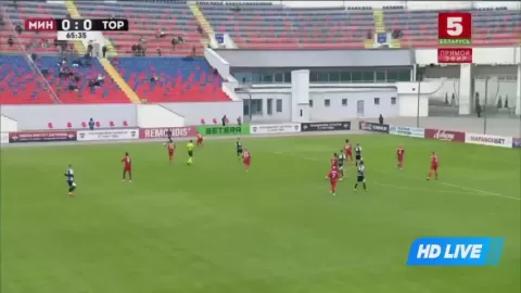 Poster siaran FC Minsk VS FC Torpedo Zhodino