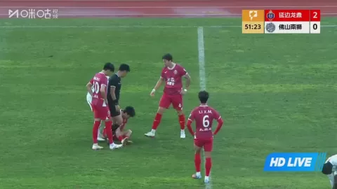 Poster siaran Yanbian Longding VS Foshan Nanshi