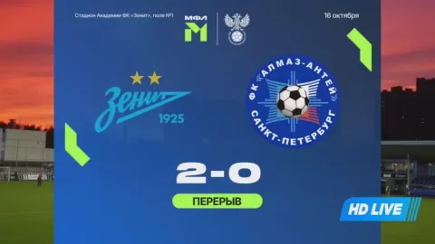 Poster siaran Zenit St.Petersburg Youth VS Almaz Antey Youth