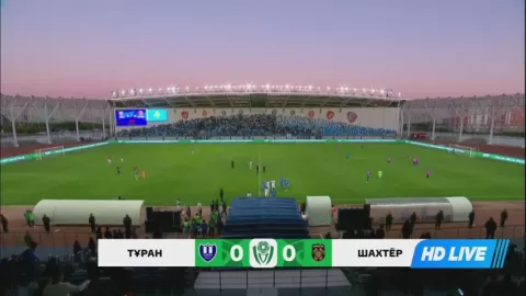 Poster siaran Turan VS FC Shakhtyor Karagandy