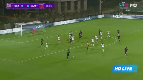 Poster siaran USA U17 Women VS Samoa U17 Women