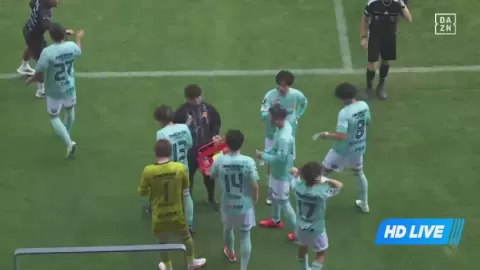 Poster siaran AC Nagano Parceiro VS FC Ryukyu Okinawa