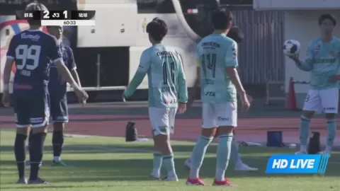 Poster siaran Thespa Kusatsu Gunma VS FC Ryukyu Okinawa