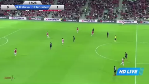 Poster siaran Hapoel Beer Sheva VS Hapoel Jerusalem