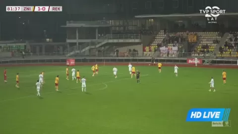 Poster siaran Znicz Pruszkow VS Rekord Bielsko-Biala