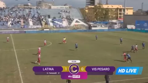 Poster siaran Latina Calcio 1932 VS Vis Pesaro