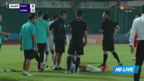 Poster siaran Xuan Thien Phu Tho VS PVF-CAND FC
