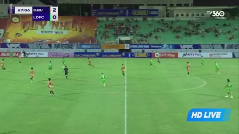 Poster siaran Quy Nhon United VS Lam Dong