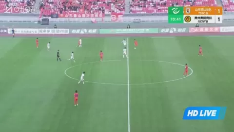 Poster siaran Shandong Taishan U20 VS Guangdong Guangzhou Power U20